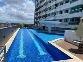 Apto 4min da praia e vista privilegiada para o mar